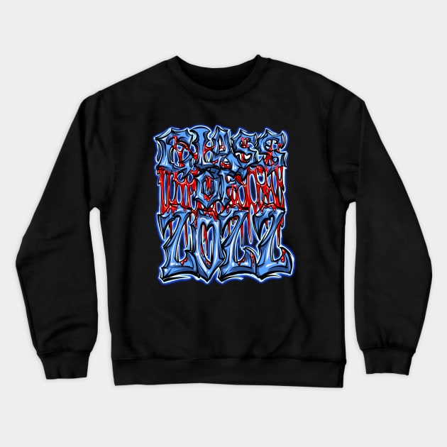 Class of 2022 blue Crewneck Sweatshirt by Shawnsonart